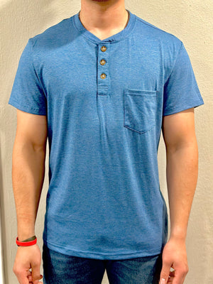 Men's Light Blue Polo Tee - KiraKira Wardrobe