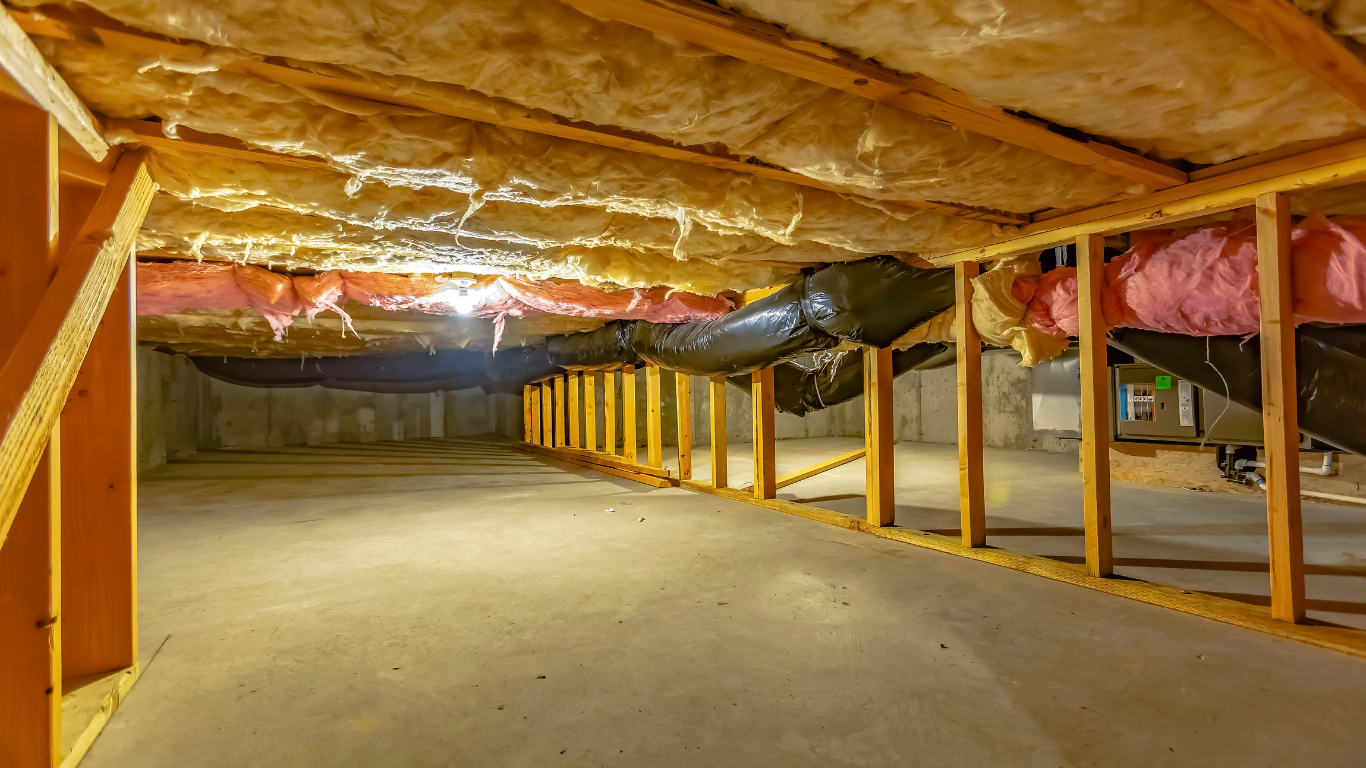 crawl space air, crawl space barrier, crawl space odors free inspection for crawl spaces tend