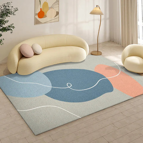 Tapis de salon coloré