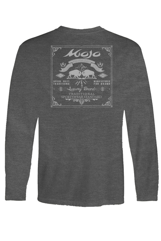 Fisherman Shirt | Performance Fishing Shirts | Mens Fishing Shirts - Mojo Sportswear Company Heron Blue / XS