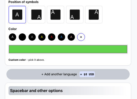 Adding another language on Framework Keyboard Stickers