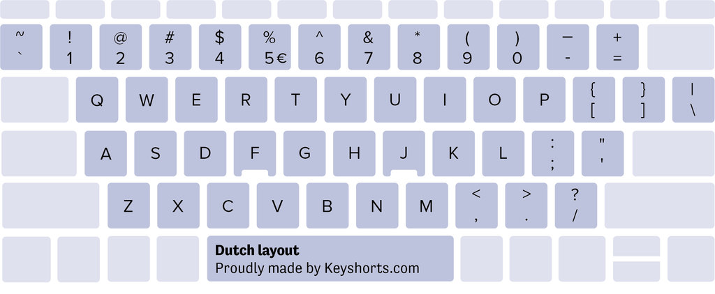 Dutch Windows rozložení klávesnice