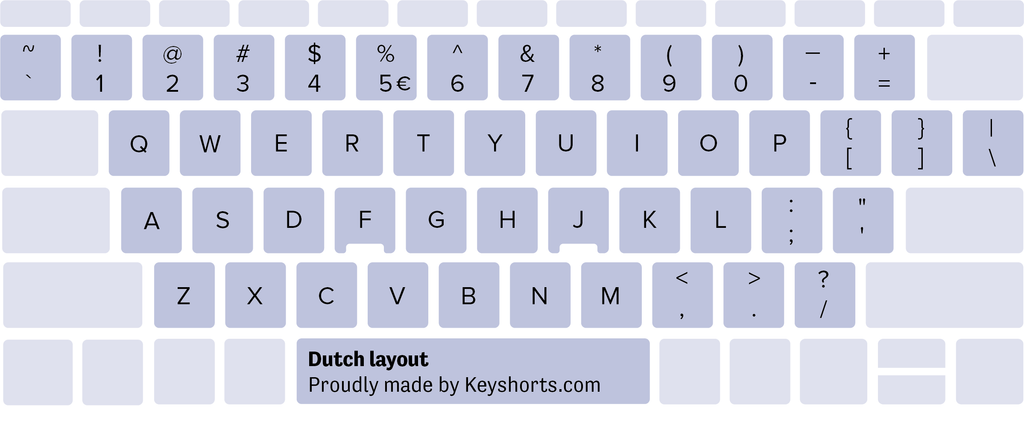 Disposition du clavier néerlandais Windows