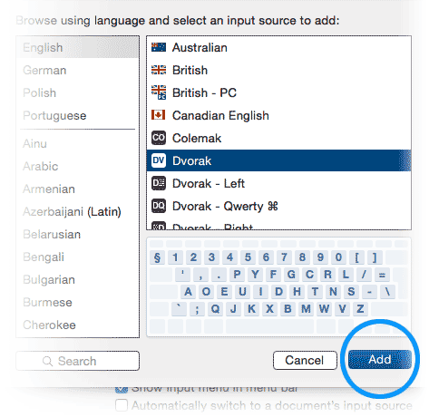 change keyboard layout mac to windows