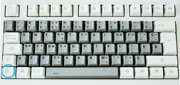 colorful qwerty keyboard