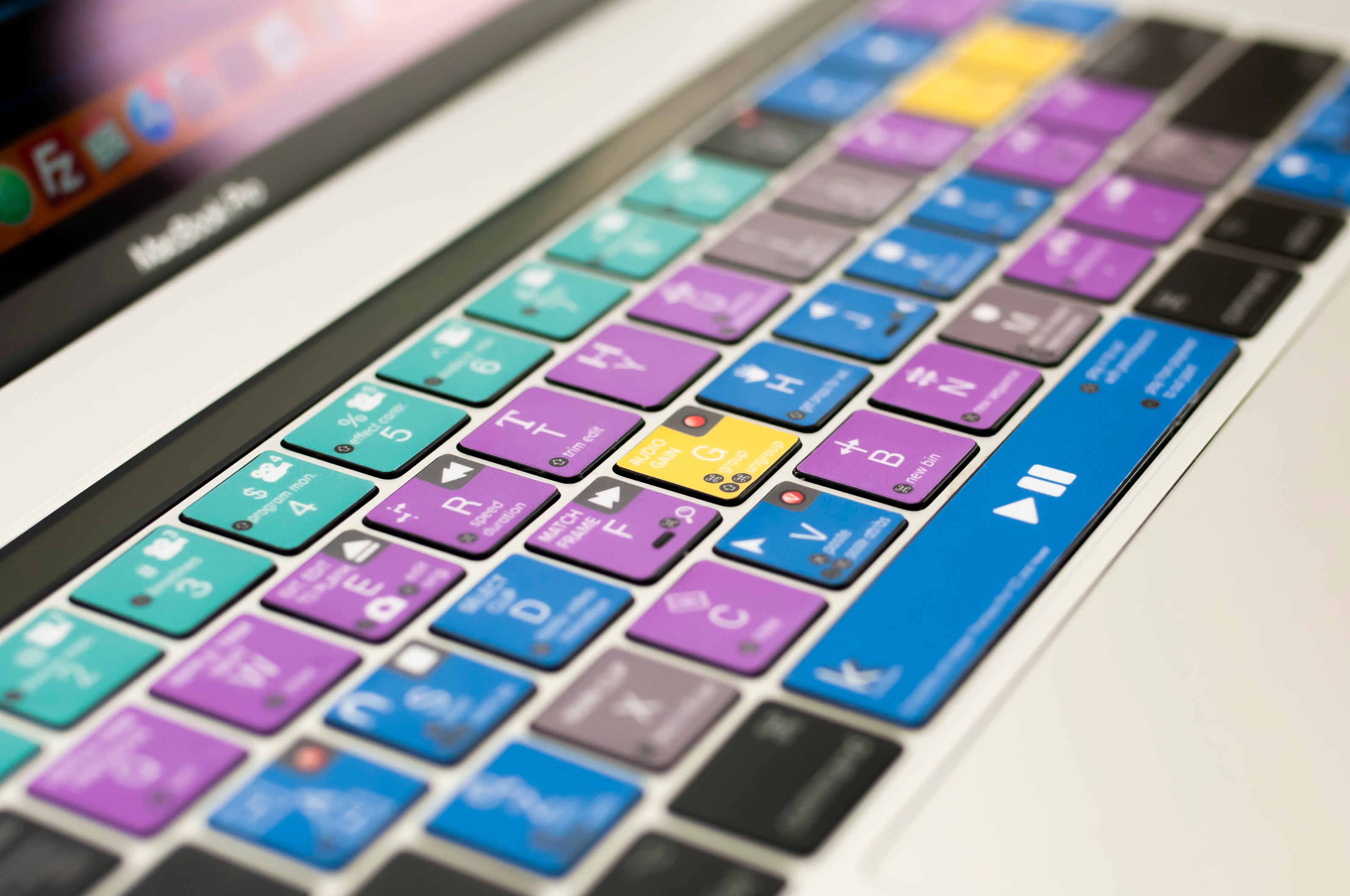 Adobe premiere pro cc keyboard backlit for mac or pc monitor