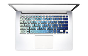 Antique Ocean Laptop Keyboard Stickers