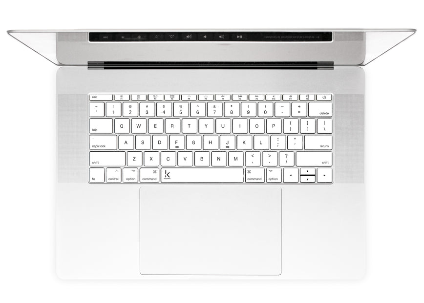 Plain White MacBook Keyboard Stickers alternate