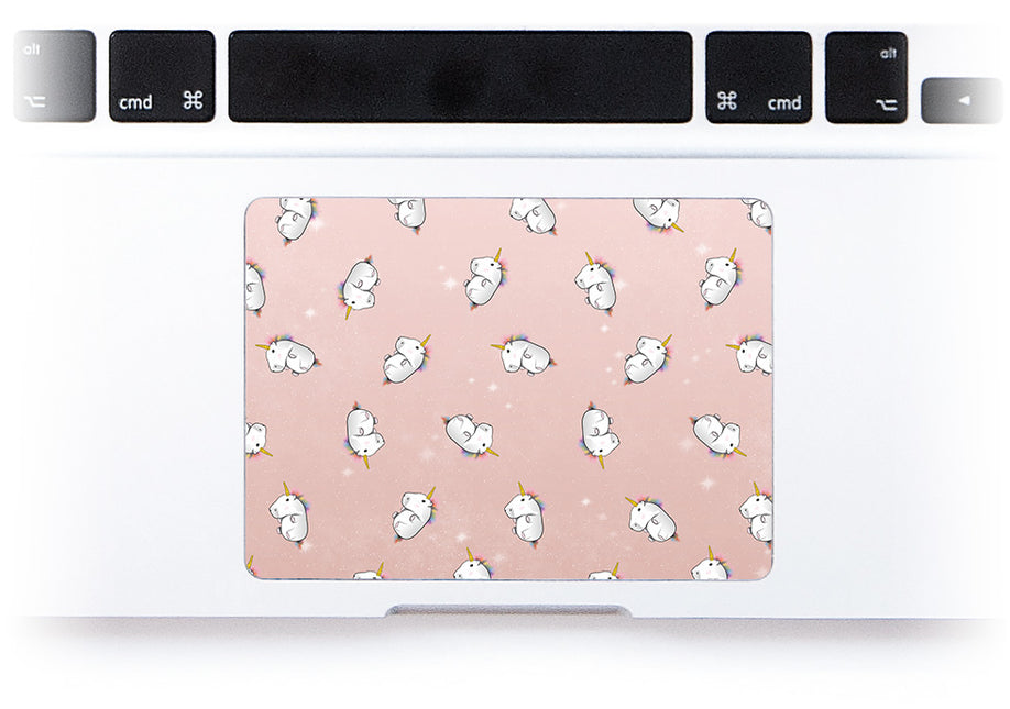 Rose Gold Unicorns Macbook Trackpad Sticker Keyshorts 5788