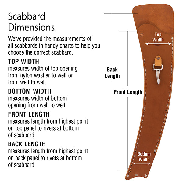 Scabbard Dimensions