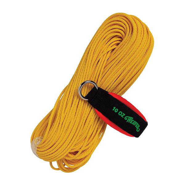 SGT KNOTS Polyethylene Arborist Throw Line Rope - Tree Guide Rope - 1/8  inches for Outdoor Use Orange (150ft) - Polyethylene Line for Tree Climbing  150 ft