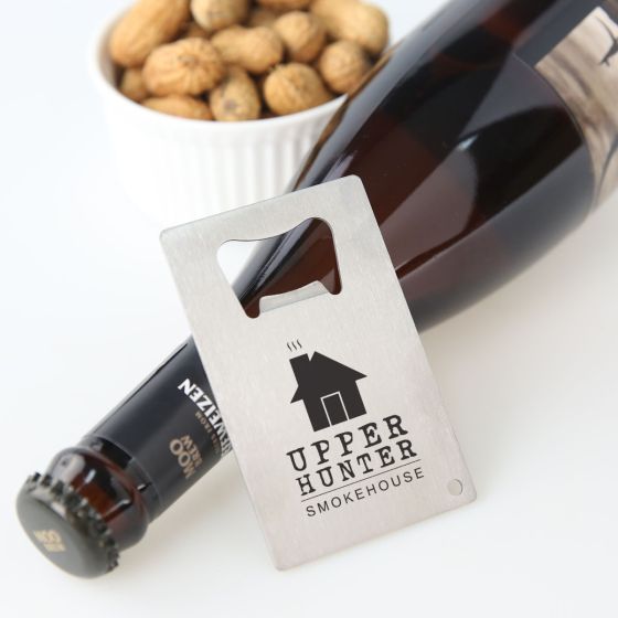 Engraved Credit Card Bottle Opener