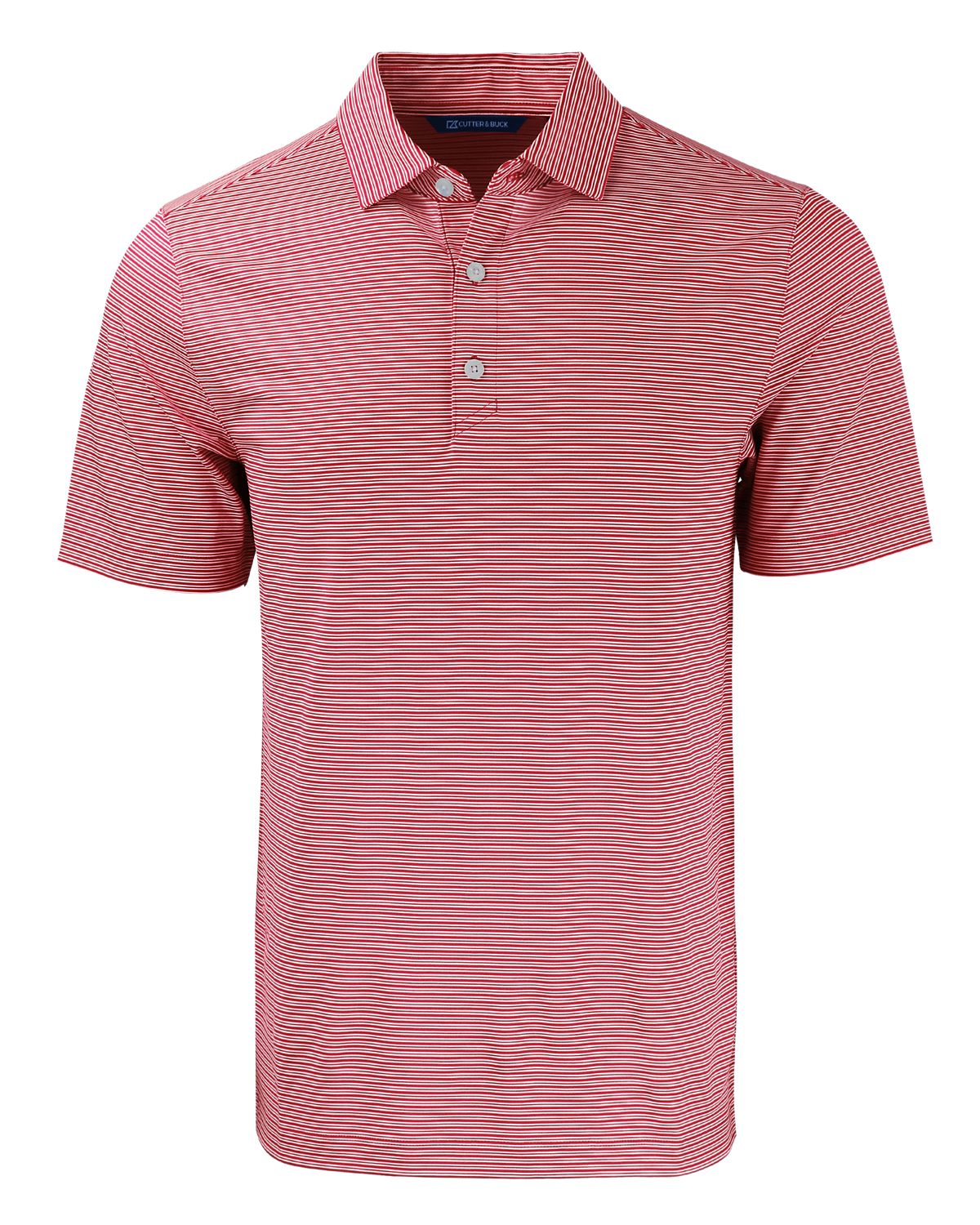 Cutter & Buck Forge Eco Heather Stripe Stretch Recycled Polo
