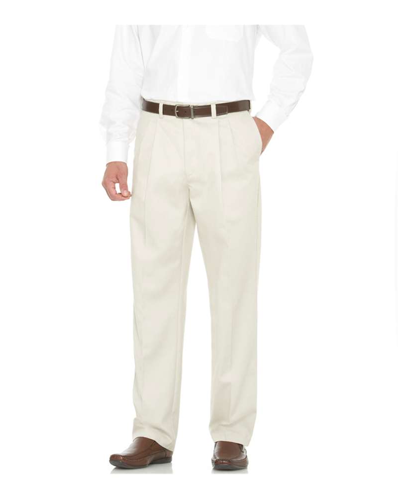 savane pleated khaki pants