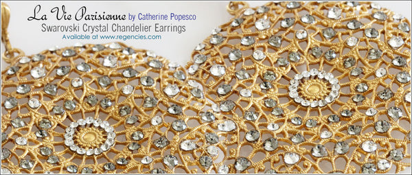 La Vie Parisienne Catherine Popesco Chandelier Earrings