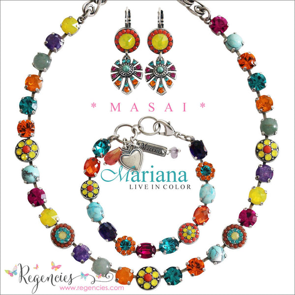 Mariana Jewelry Africa Masai Necklace Bracelet Earrings