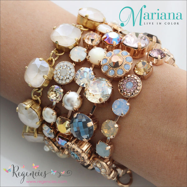 Mariana Rose Gold Swarovski Gemstone Jewelry Bracelets Rhapsode Rhapsody 