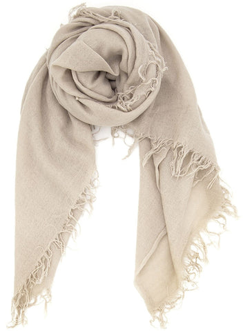 Chan Luu Cashmere and Silk Scarf Wrap - Doeskin