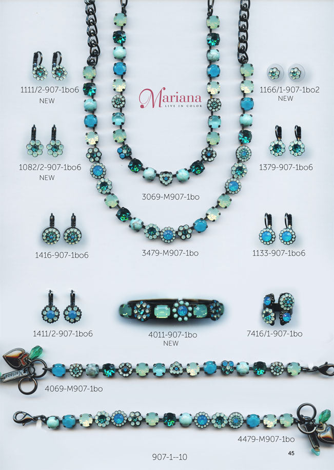 Mariana Jewelry Carribean Life Blue Turquoise Swarovski Bracelets Earrings Necklaces Catalog Page 10
