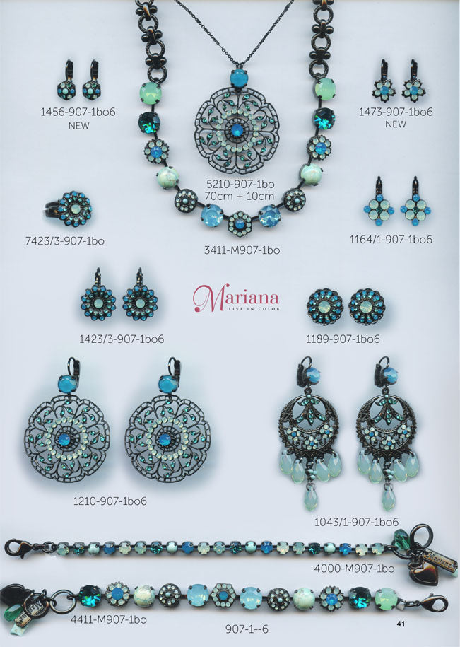 Mariana Jewelry Carribean Life Blue Turquoise <br>Swarovski Bracelets Earrings Necklaces Catalog Page 6