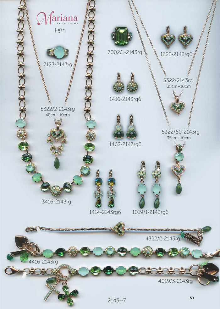Mariana Jewelry Nature Catalog Swarovski Bracelets, Earrings, Necklaces, Rings Fern Green Page 2