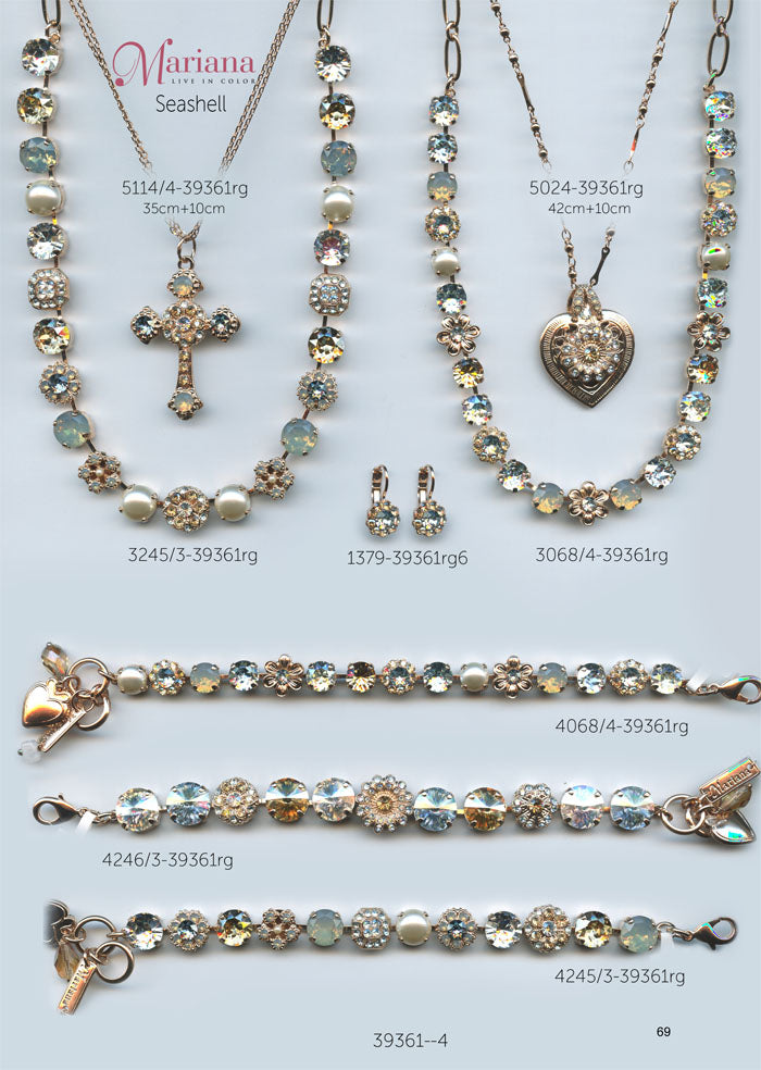 Mariana Jewelry Nature Catalog Swarovski Bracelets, Earrings, Necklaces, Rings Seashell Page 1