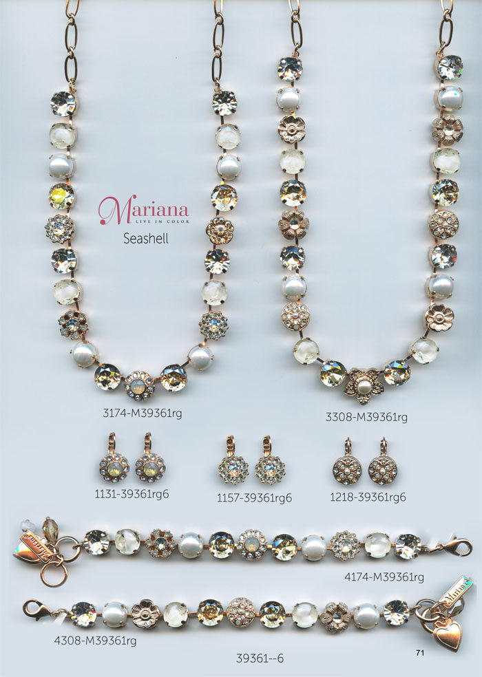 Mariana Jewelry Nature Catalog Swarovski Bracelets, Earrings, Necklaces, Rings Seashell Page 3