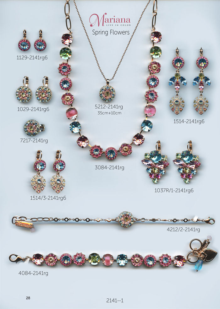 Mariana Jewelry Nature Catalog Swarovski Bracelets, Earrings, Necklaces, Rings Spring Flowers Multi Color Colorful Page 1