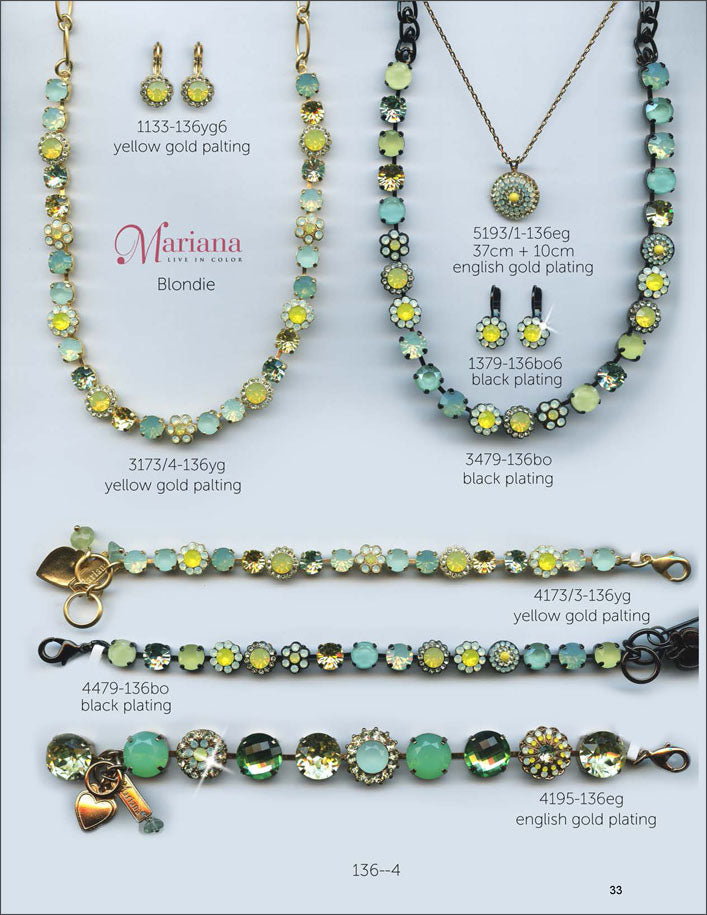 Mariana Jewelry The Sweet Life Bracelets Earrings Necklaces Rings Catalog Blondie Page 2
