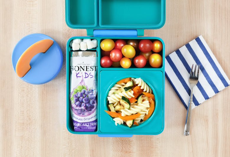 omiebox bento box with insulated thermos for kids