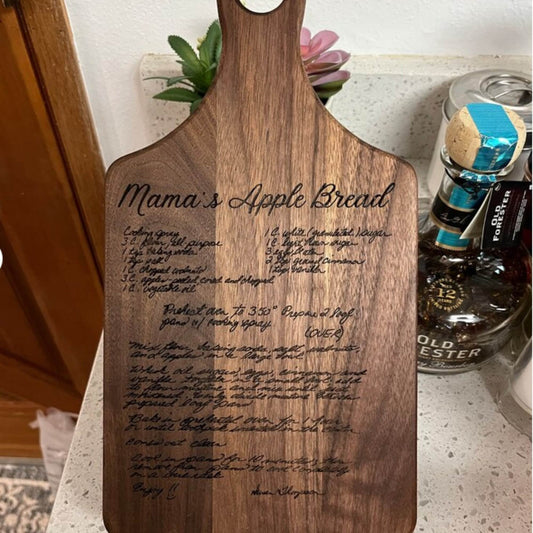 Custom Recipe Cutting Board