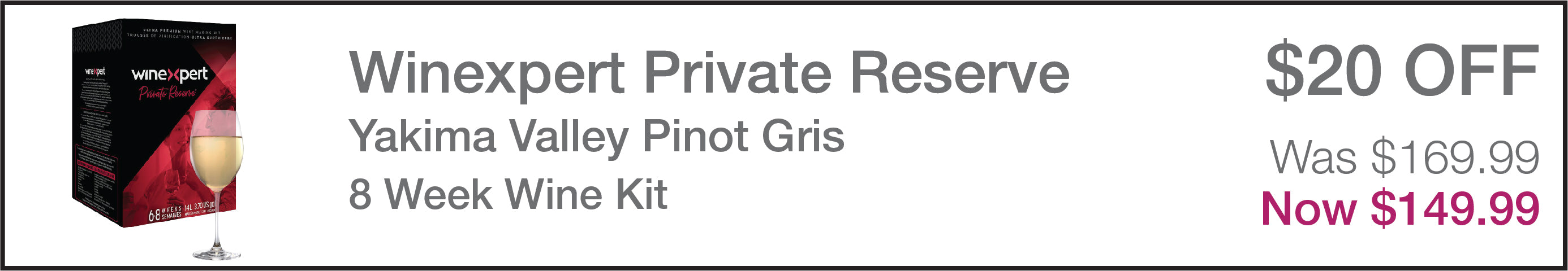 Winexpert Private Reserve Yakima Valley Pinot Gris