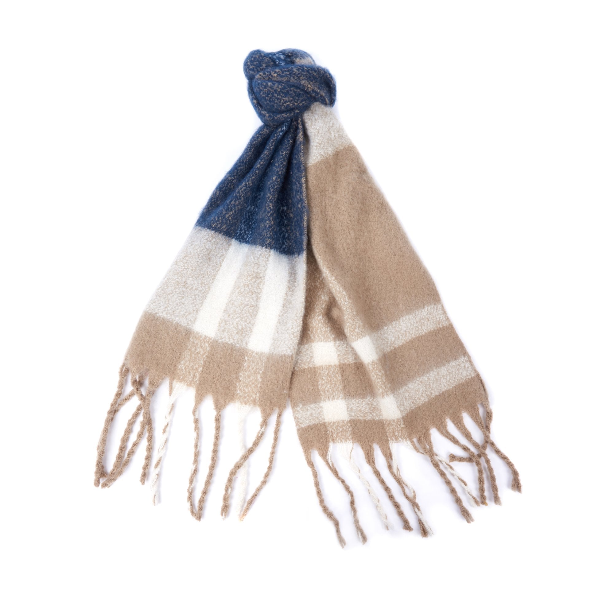 Isla Tartan Boucle Scarf