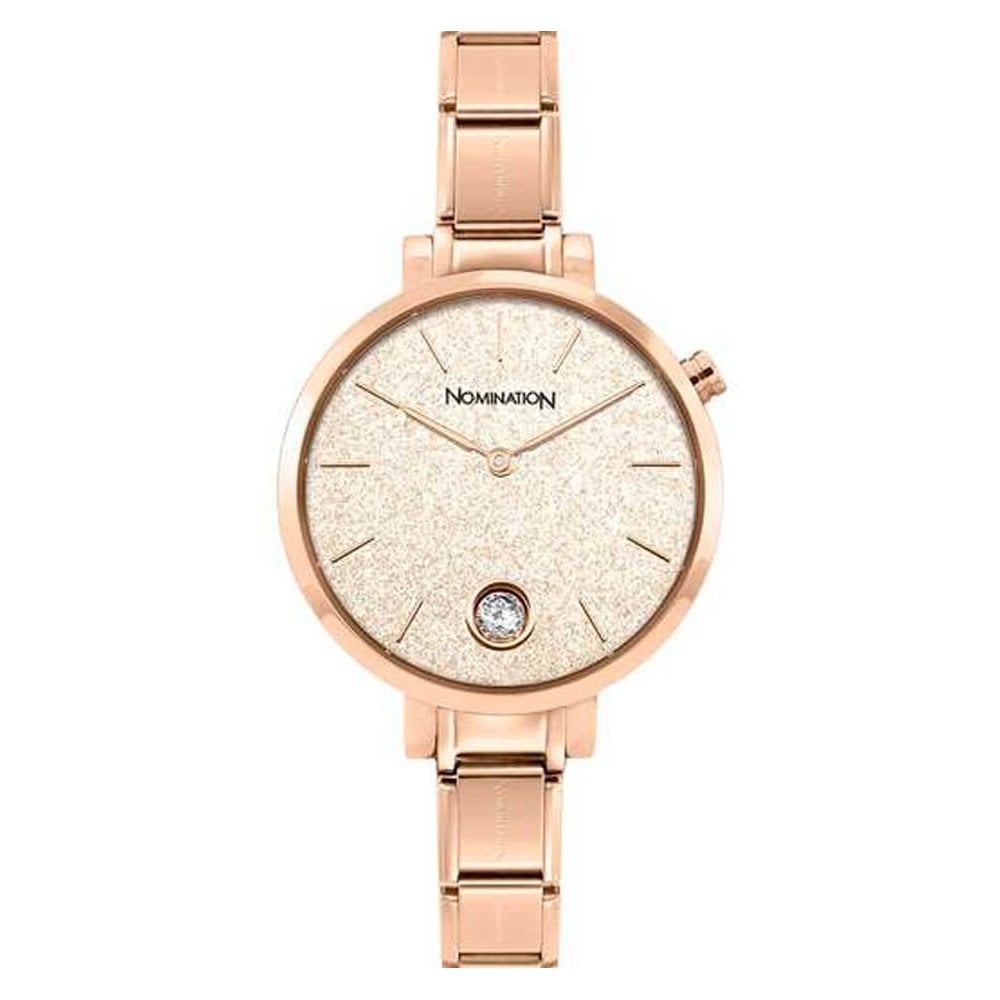 Composable CLASSIC Paris Glitter Rose Gold Tone Watch