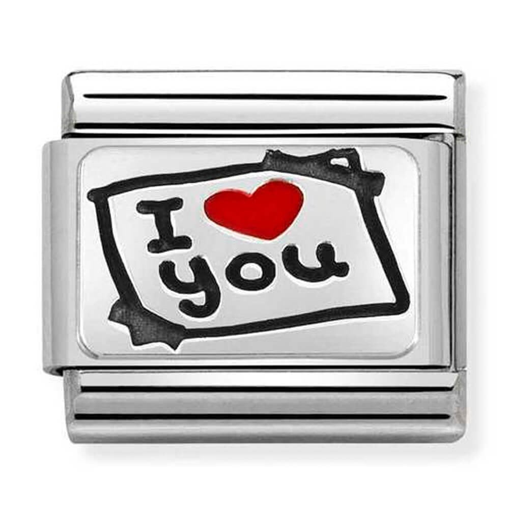 CLASSIC Composable Plates I Love You Card Charm