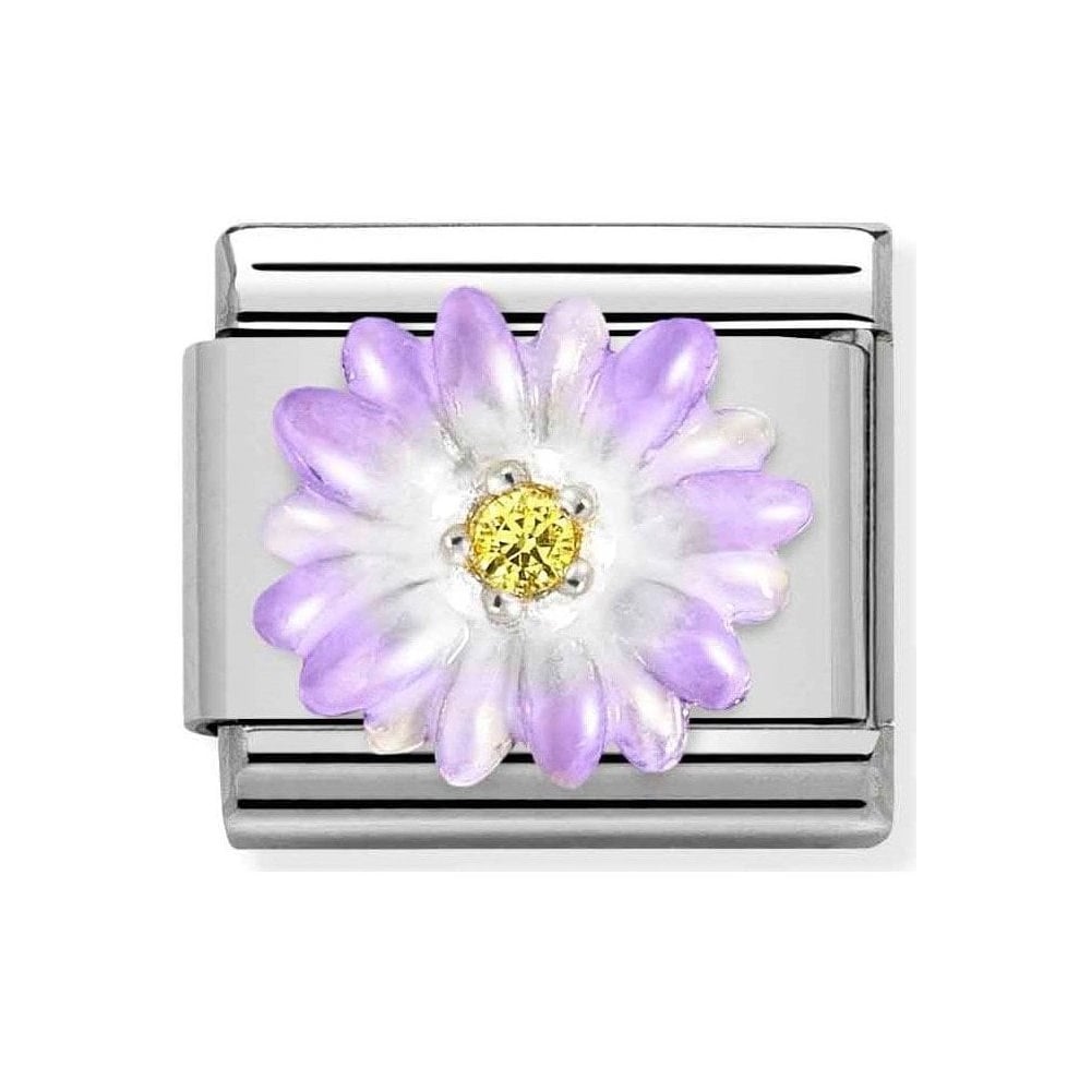 CLASSIC Composable Purple Flower Charm