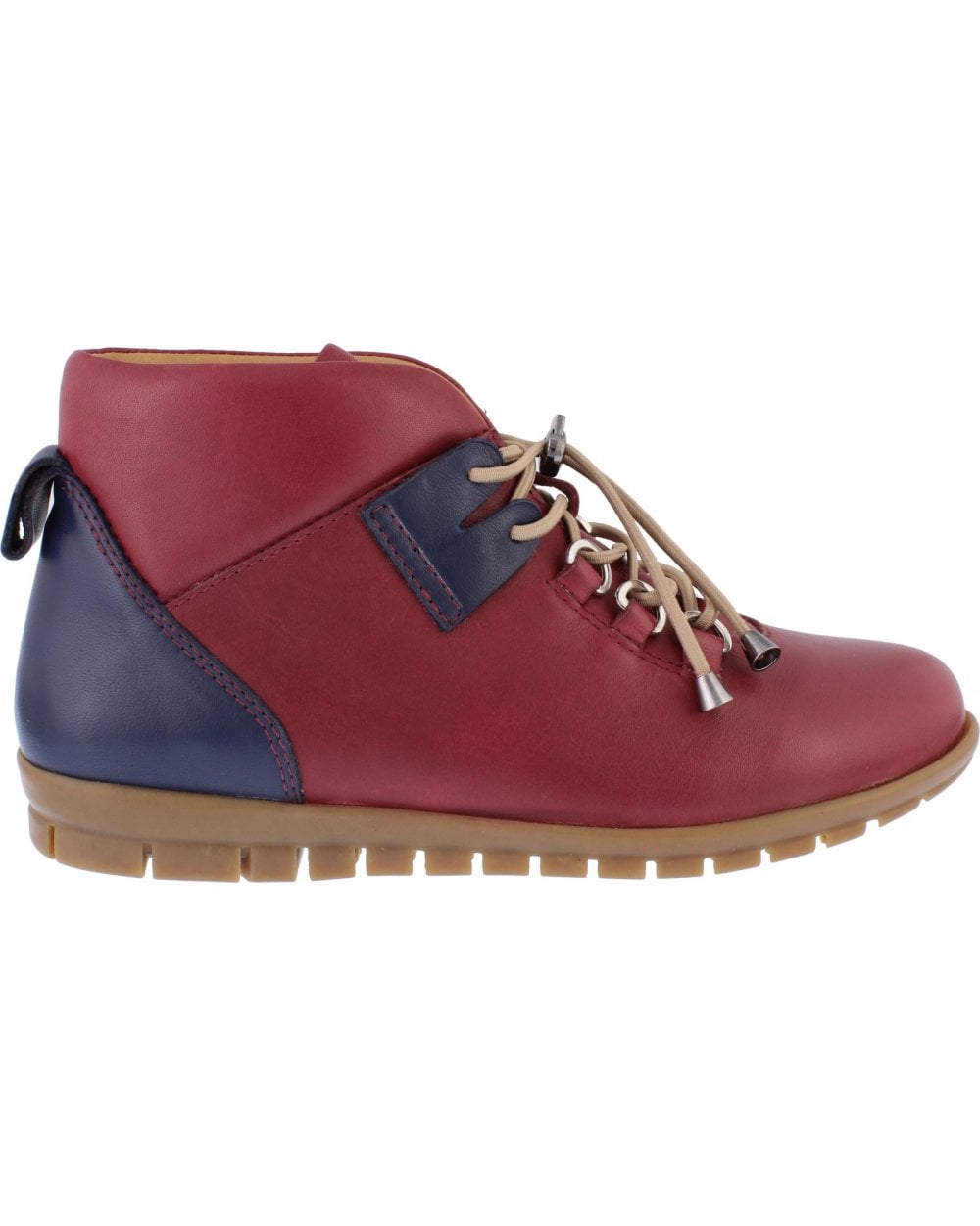 Bridget Ankle Boots - Berry