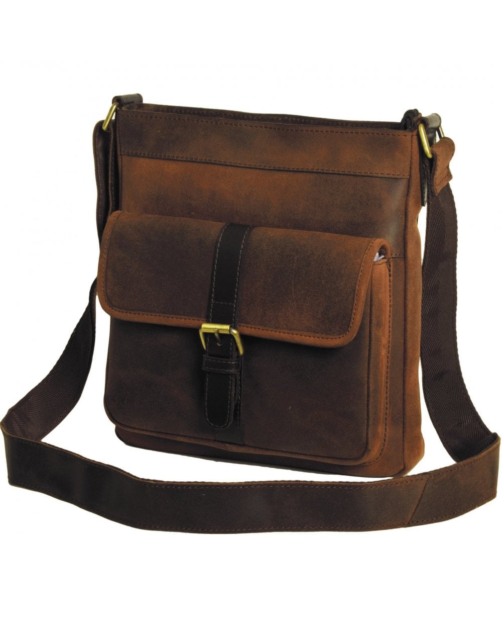 Doug Leather Cross Body Bag