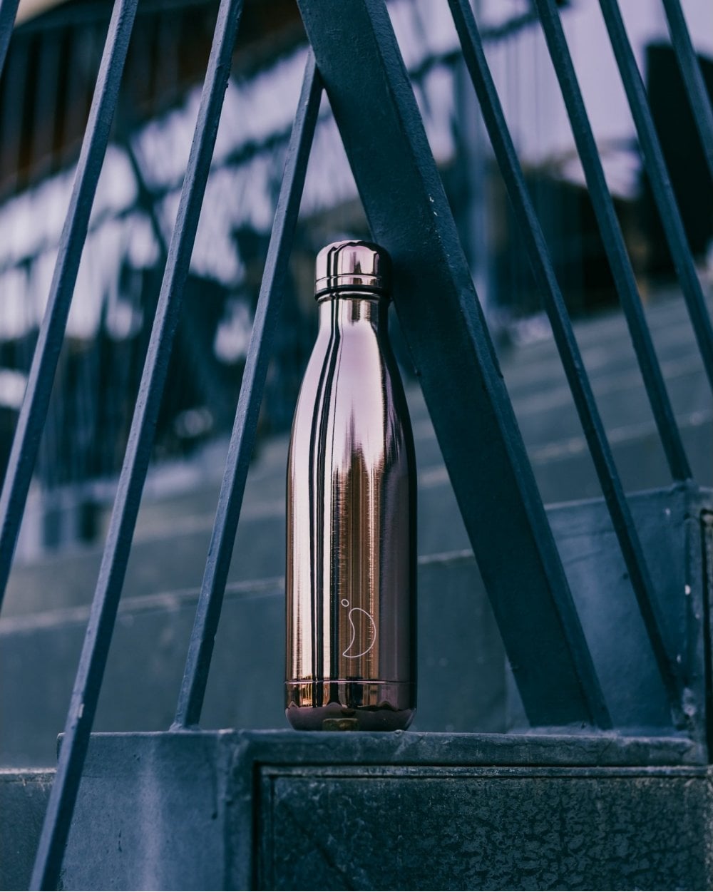 Chrome 500ml Rose Gold Bottle