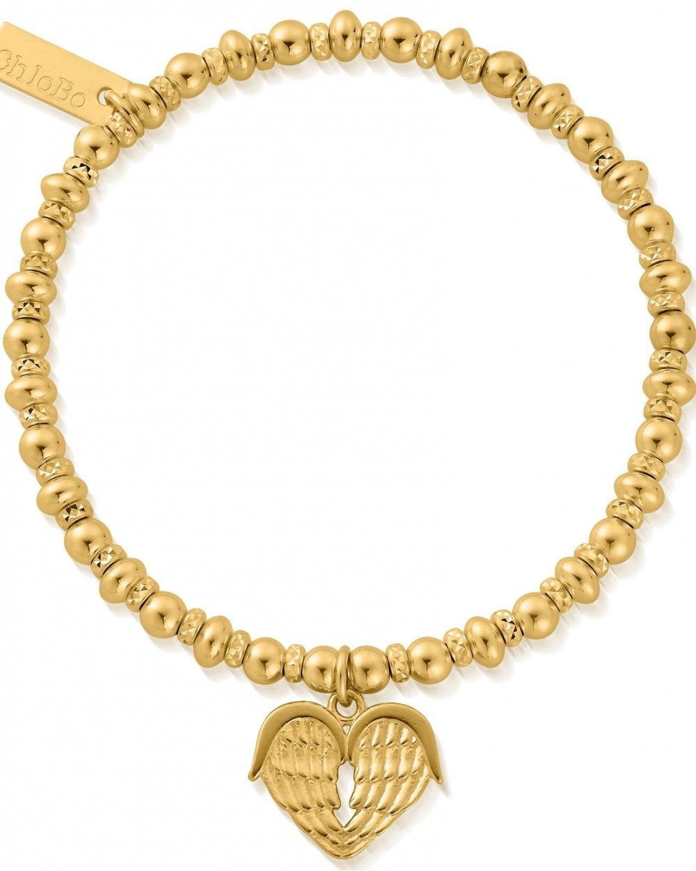 Gold Didi Sparkle Heavenly Heart Bracelet