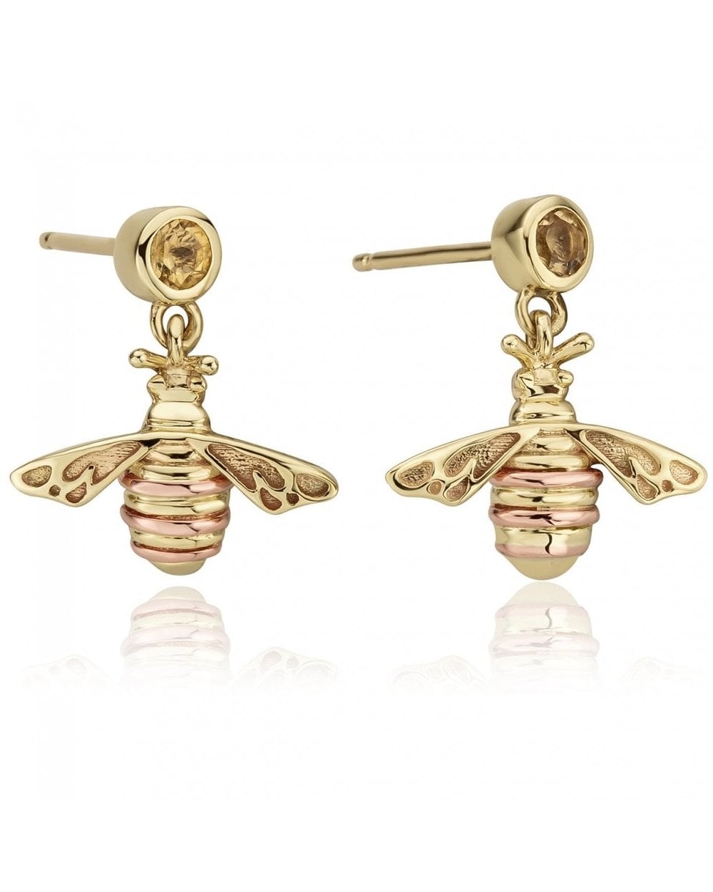 Honey Bee Drop Earrings