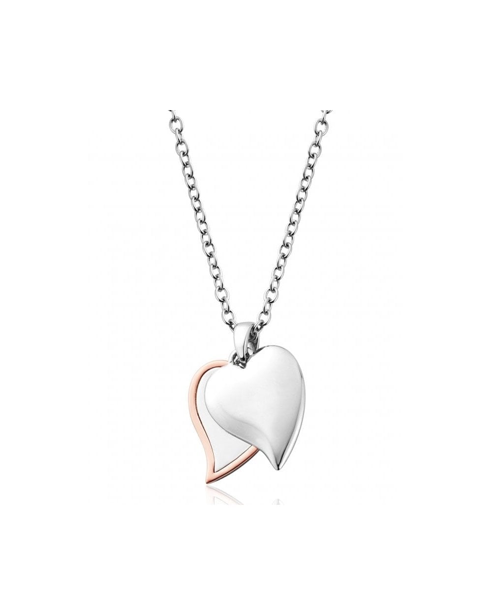 Cwtch Double Heart Drop Pendant