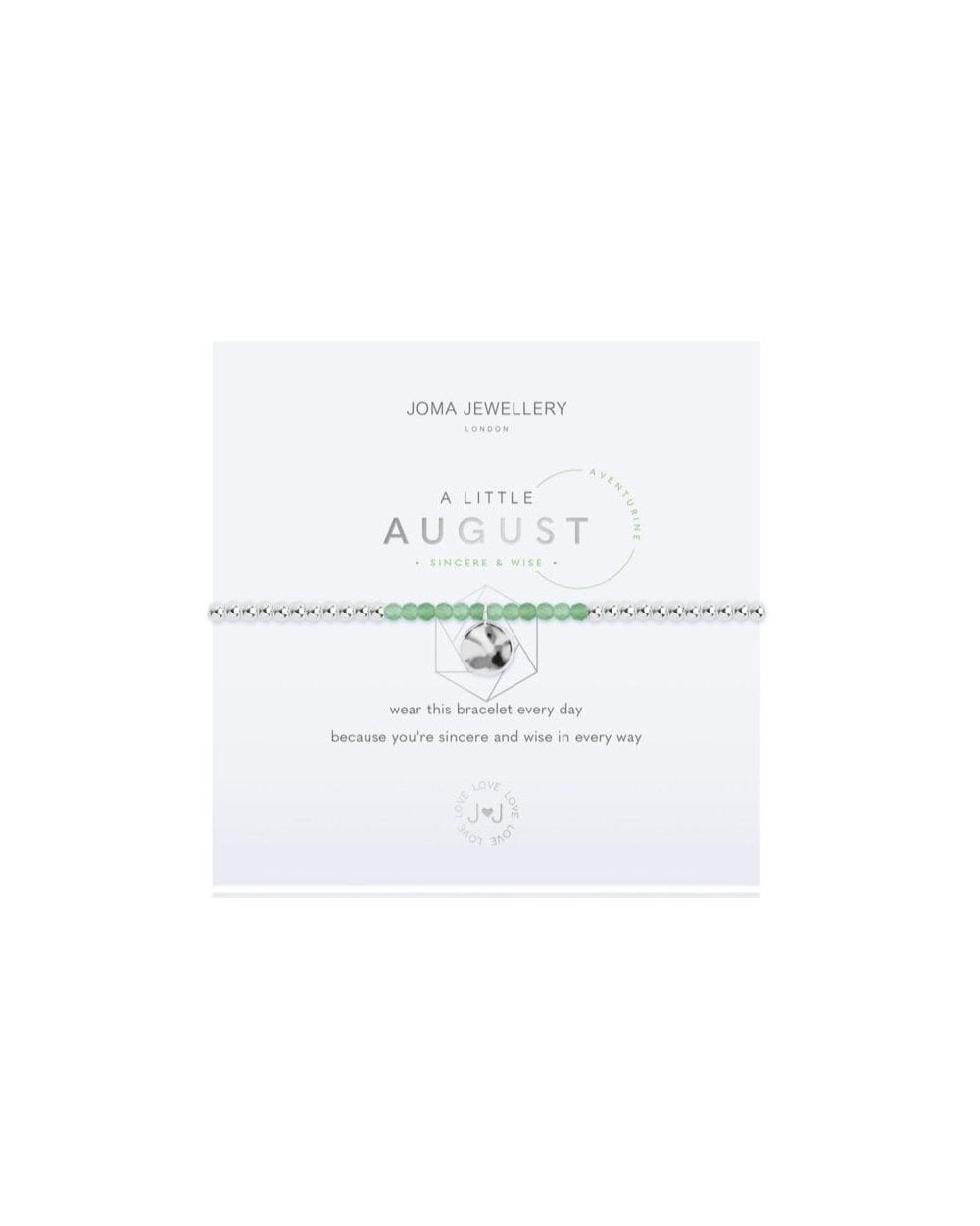 A Little August Birthstone Bracelet