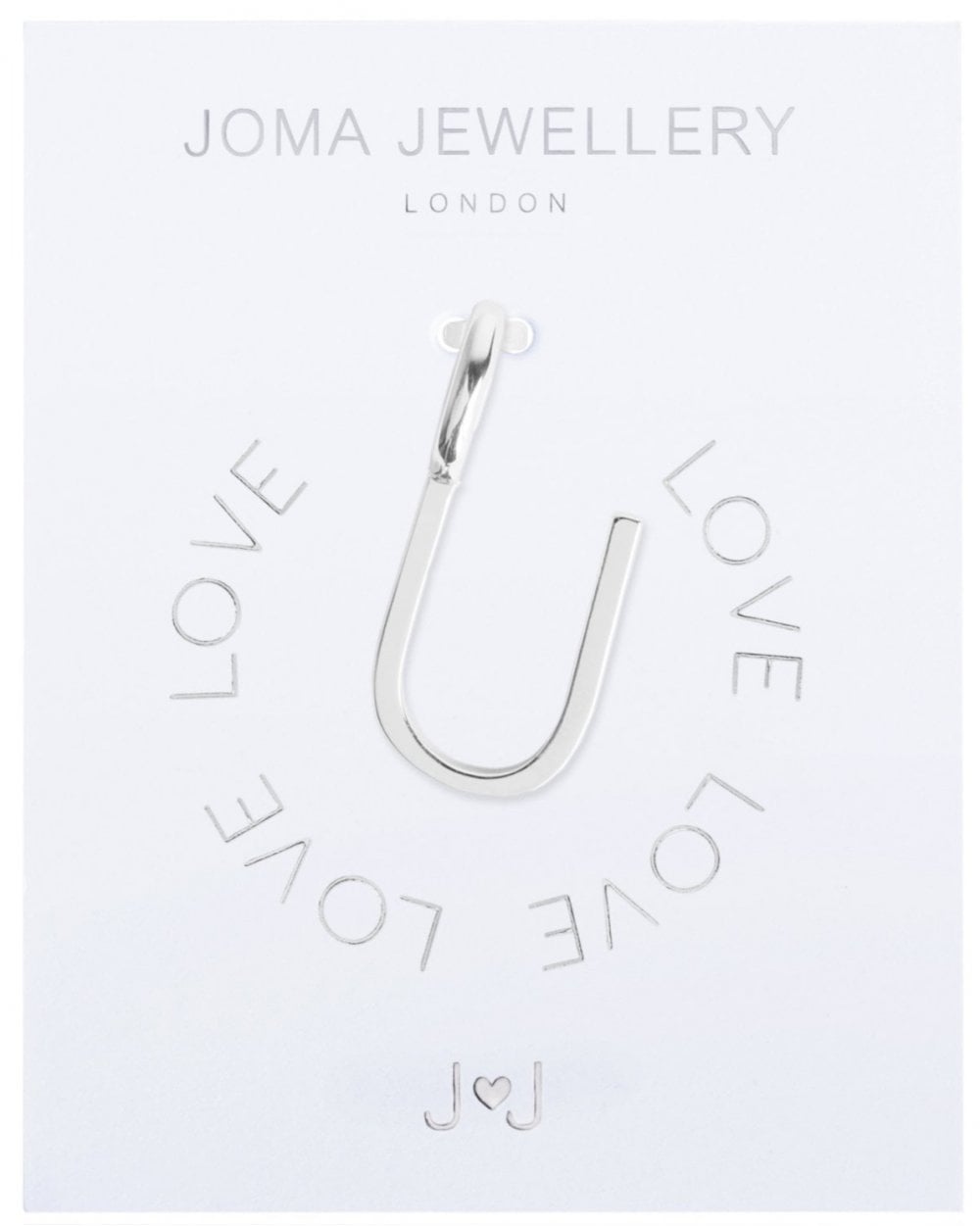 Alphabet Charm - U - Silver Charm