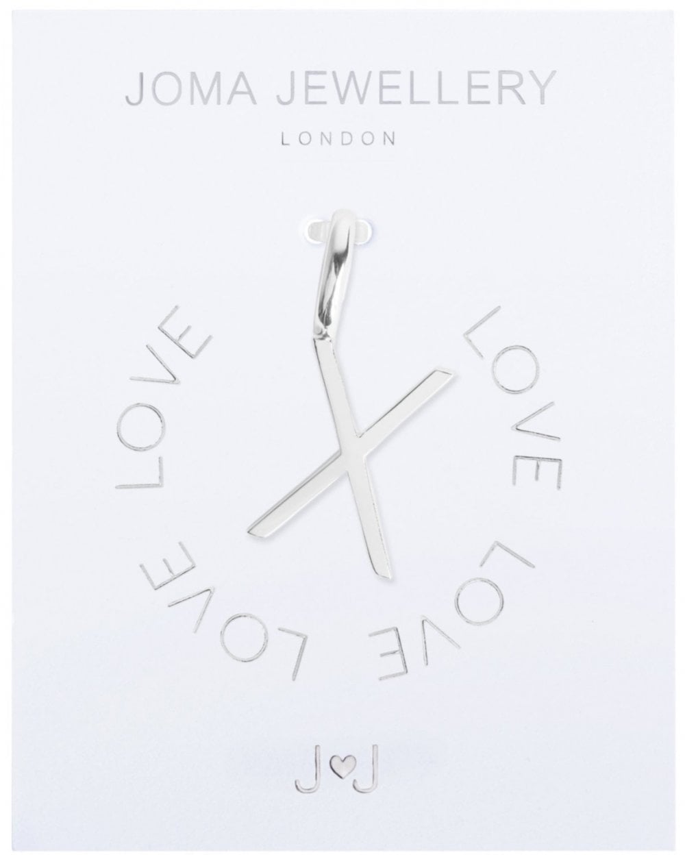 Alphabet Charm - X - Silver Charm