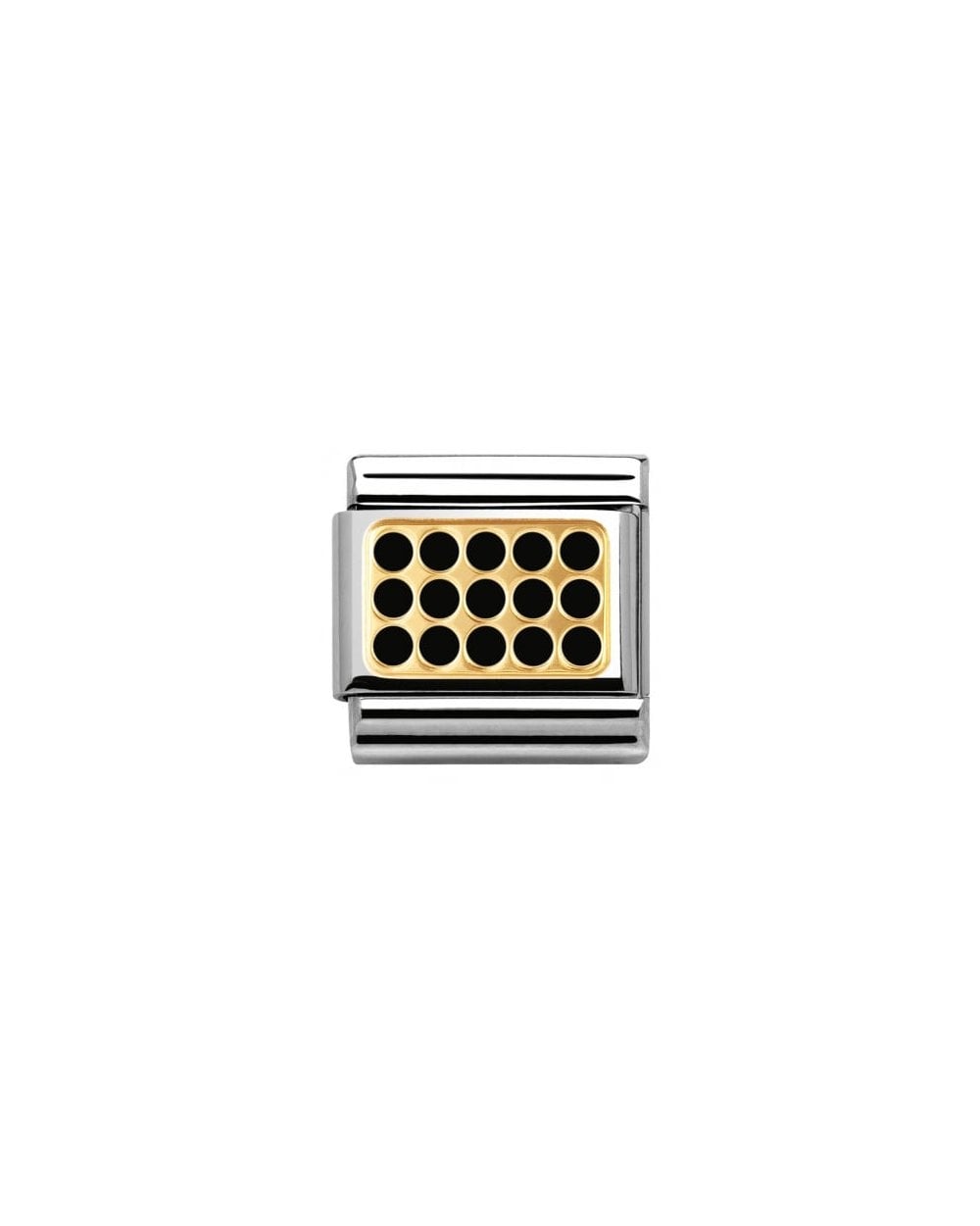 Composable Classic Elegance Gold Grill With Black Enamel