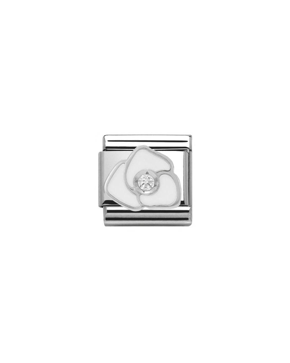 Composable Classics Symbols  Cubic Zirconia  (White Rose)