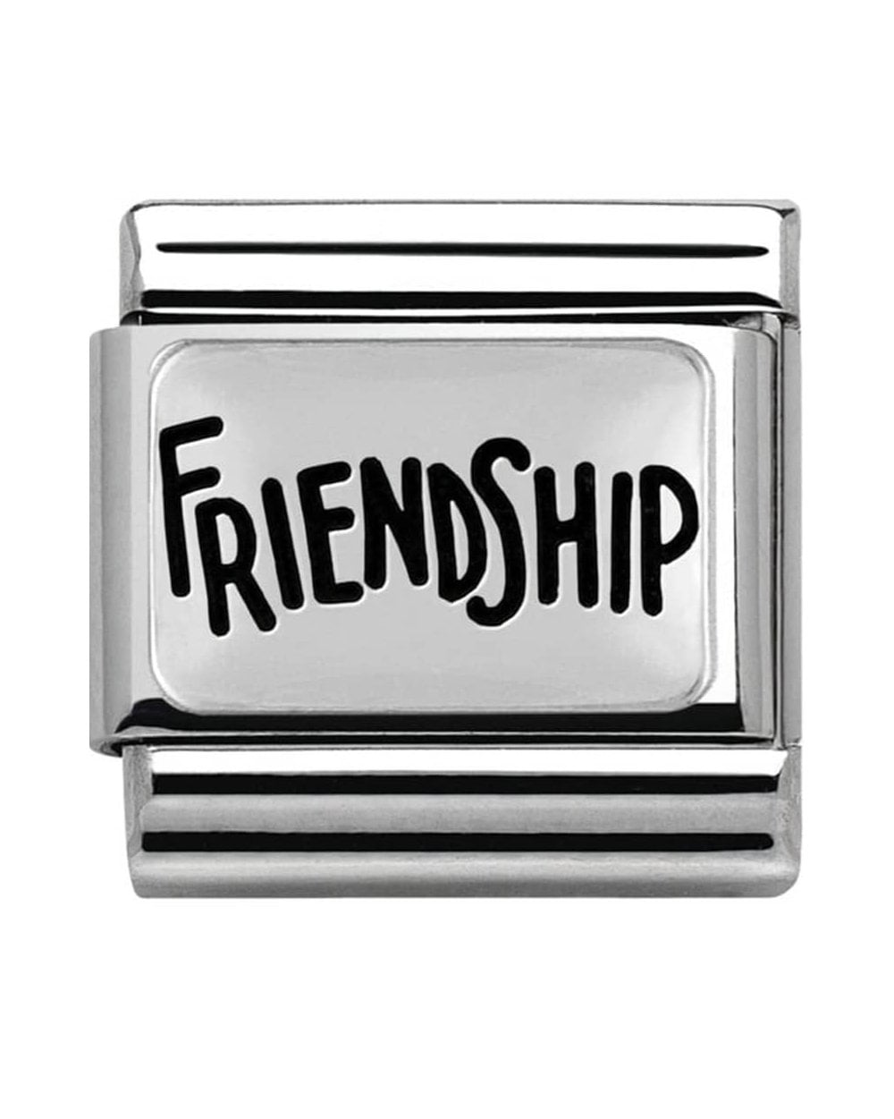 Classic Silvershine Friendship Charm