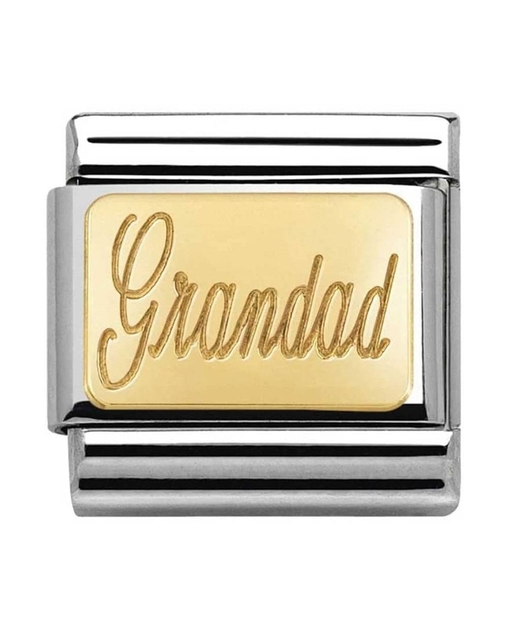 Classic Gold Engraved Signs Grandad Charm