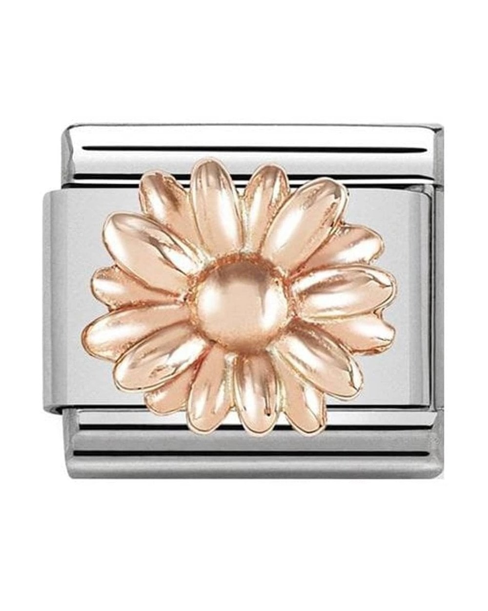 Classic Rose Gold Daisy Charm